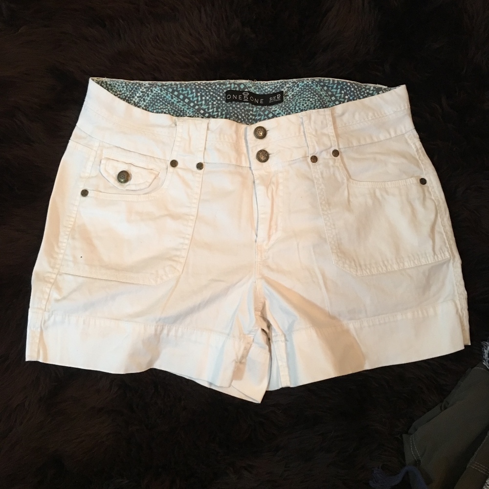 White Shorts